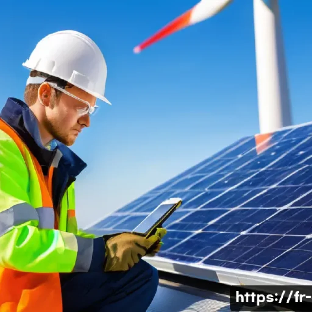 전기기사와 프로젝트 리스크 관리 - **Prompt 1: Modern Electrician Integrating Renewable Energy**
"A confident and skilled electrici...